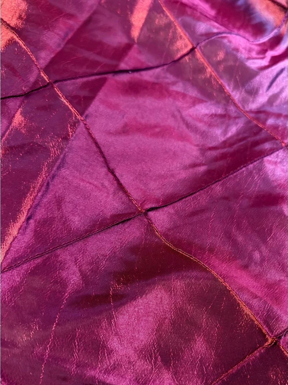 Elegant Floral Burgundy and Gold  Patchwork Duvet w Gold Dust Ruffle